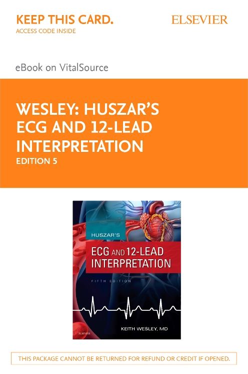 Huszar's ECG and 12-Lead Interpretation - Elsevier eBook on Vitalsource (Retail Access Card)