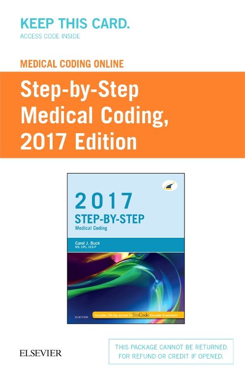 Medical Coding Online for Step-By-Step Medical Coding, 2017 Edition (Access Card)