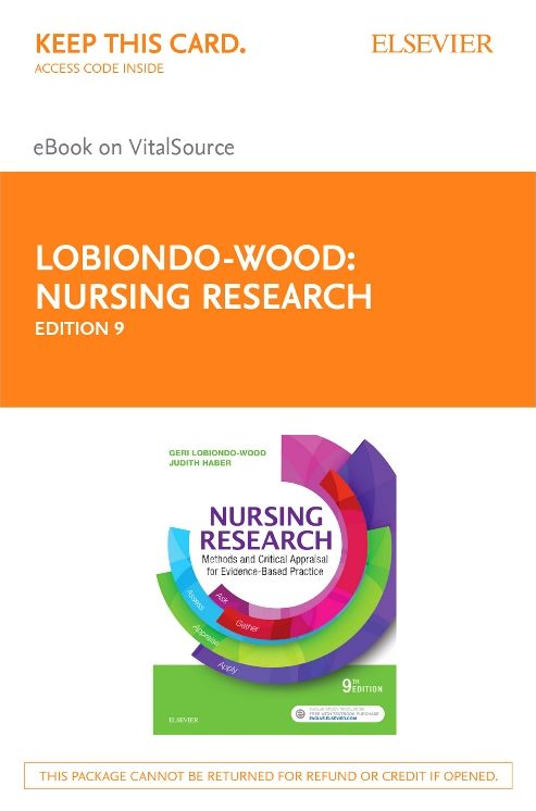 Nursing Research - Elsevier Ebook on Vitalsource Retail Access Card : Methods and Critical Appraisal for Evidence-based Practice