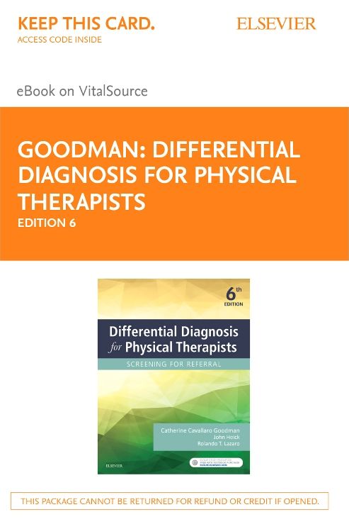 Differential Diagnosis for Physical Therapists- Elsevier eBook on Vitalsource (Retail Access Card): Screening for Referral