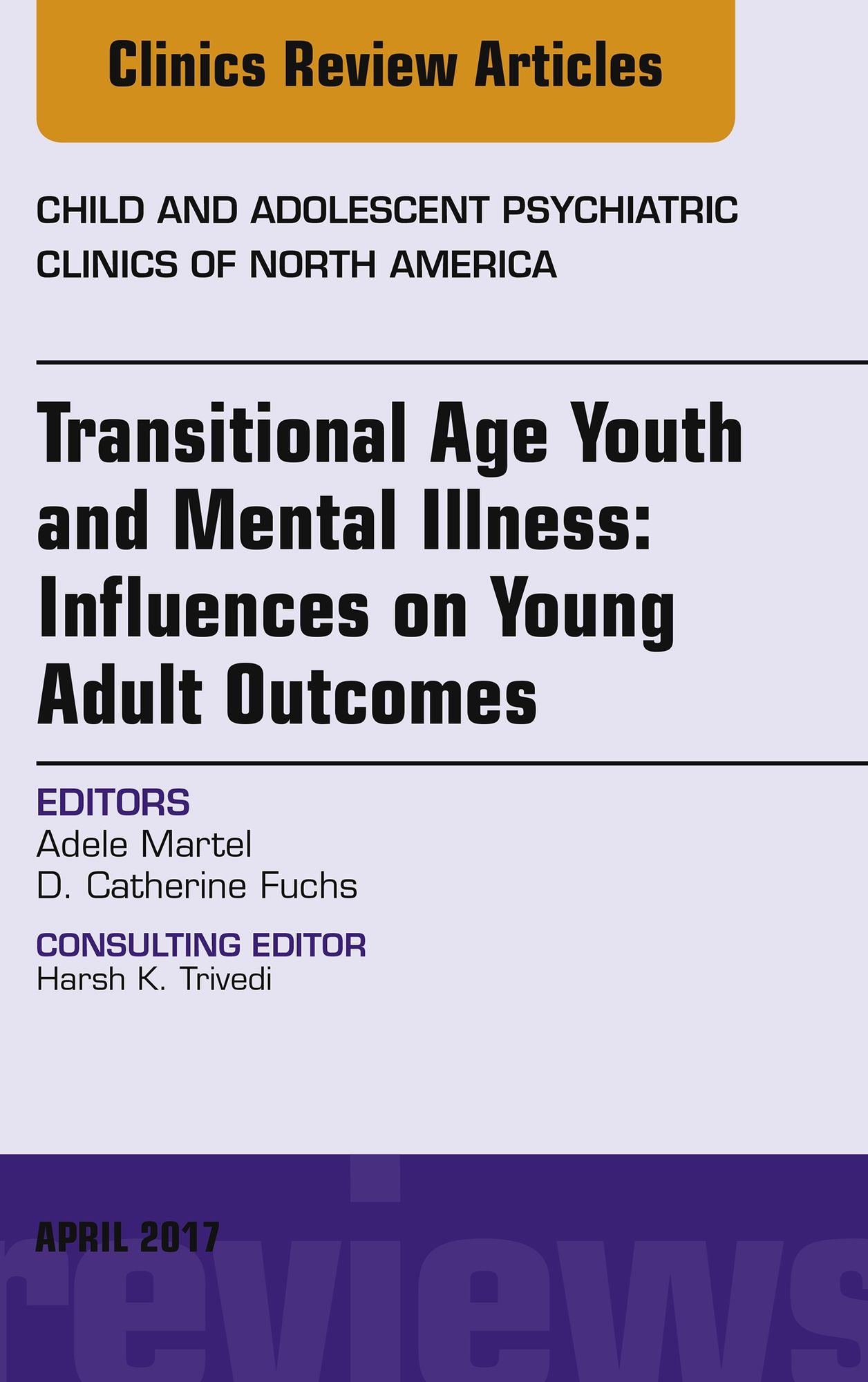 Transitional Age Youth and Mental Illness: Influences on Young Adult Outcomes, An Issue of Child and Adolescent Psychiatric Clinics of North America, E-Book