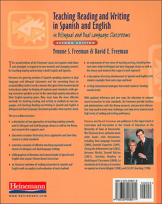 Teaching Reading and Writing in Spanish and English in Bilingual and Dual Language Classrooms, Second Edition