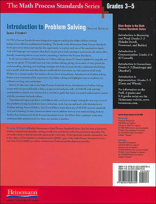 Introduction to Problem Solving, Grades 3-5: Second Edition (Math Process Standards Series)