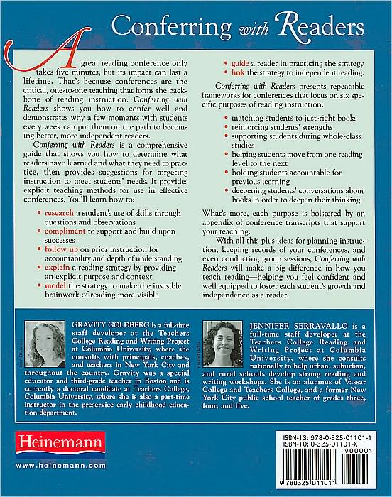 Conferring with Readers: Supporting Each Student's Growth and Independence