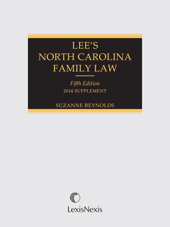 Lee's North Carolina Family Law, Volume 3
