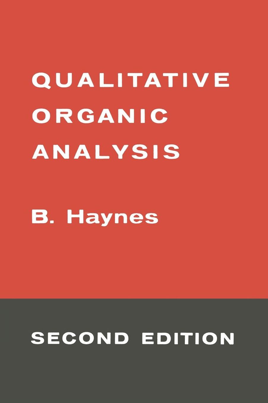 Qualitative Organic Analysis