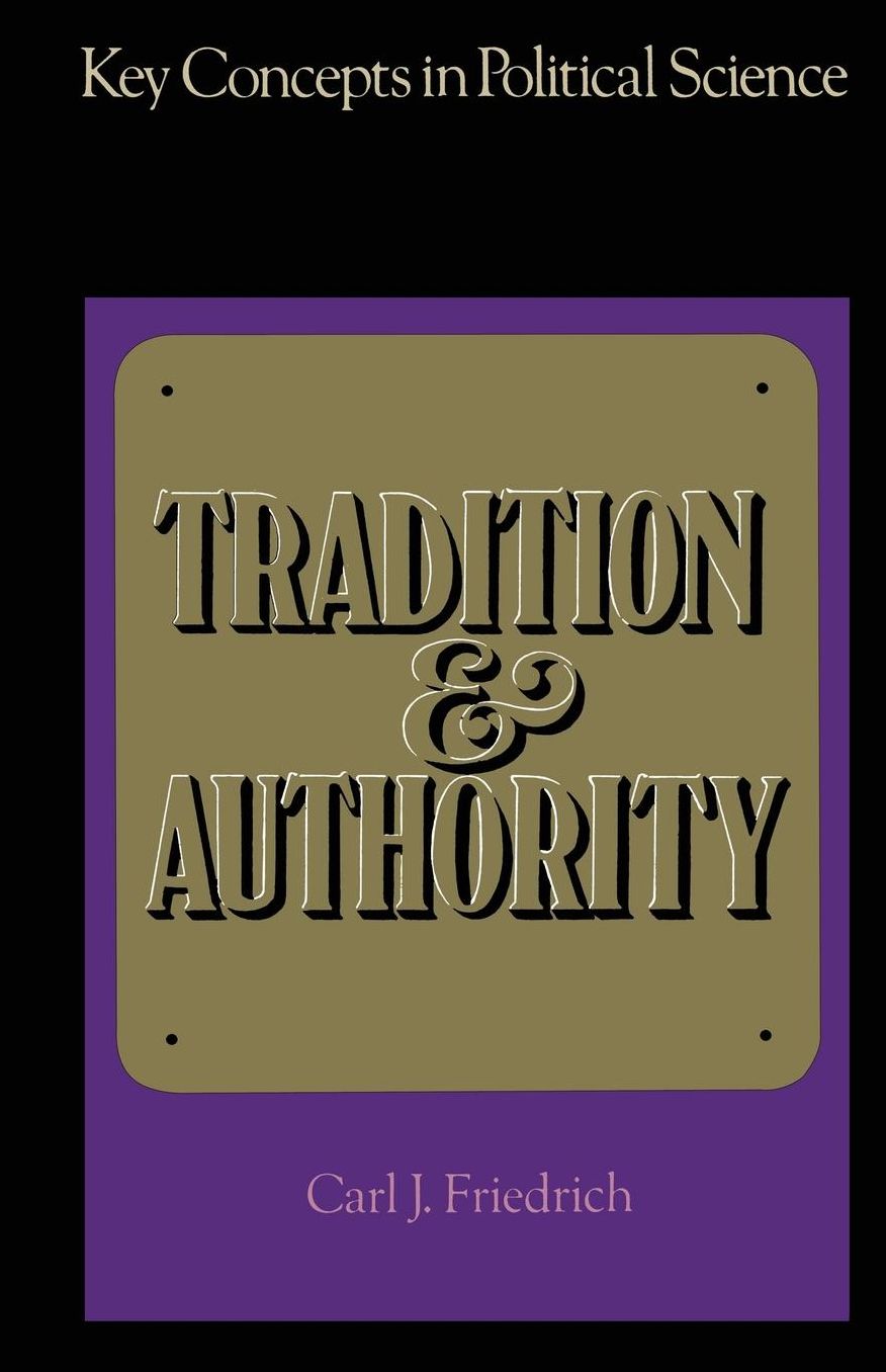 Tradition and Authority