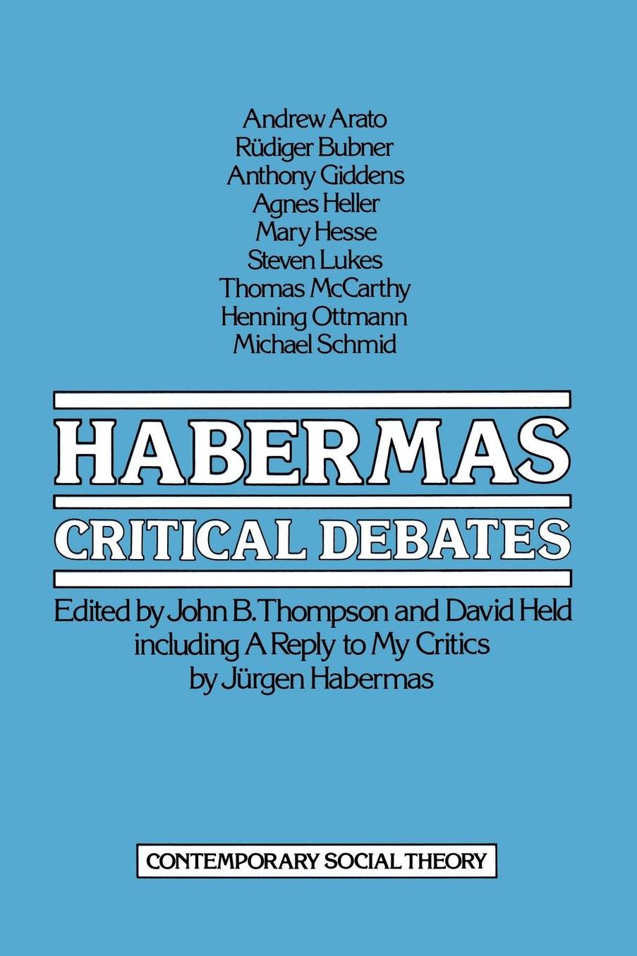 Habermas: Critical Debates