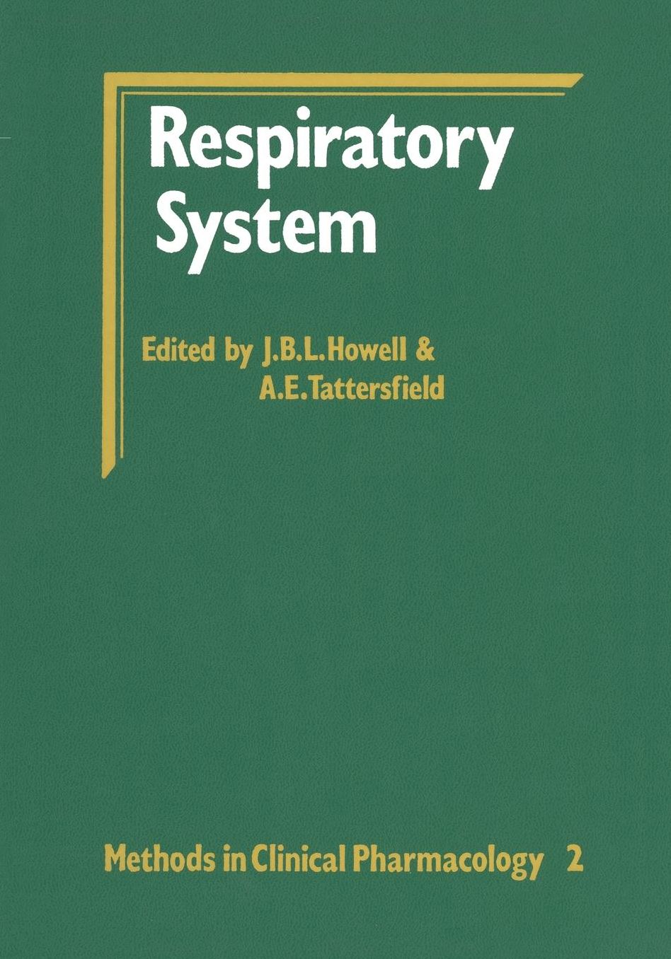 Methods in Clinical Pharmacology-Respiratory System