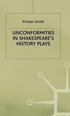 Unconformities in Shakespeare's History Plays