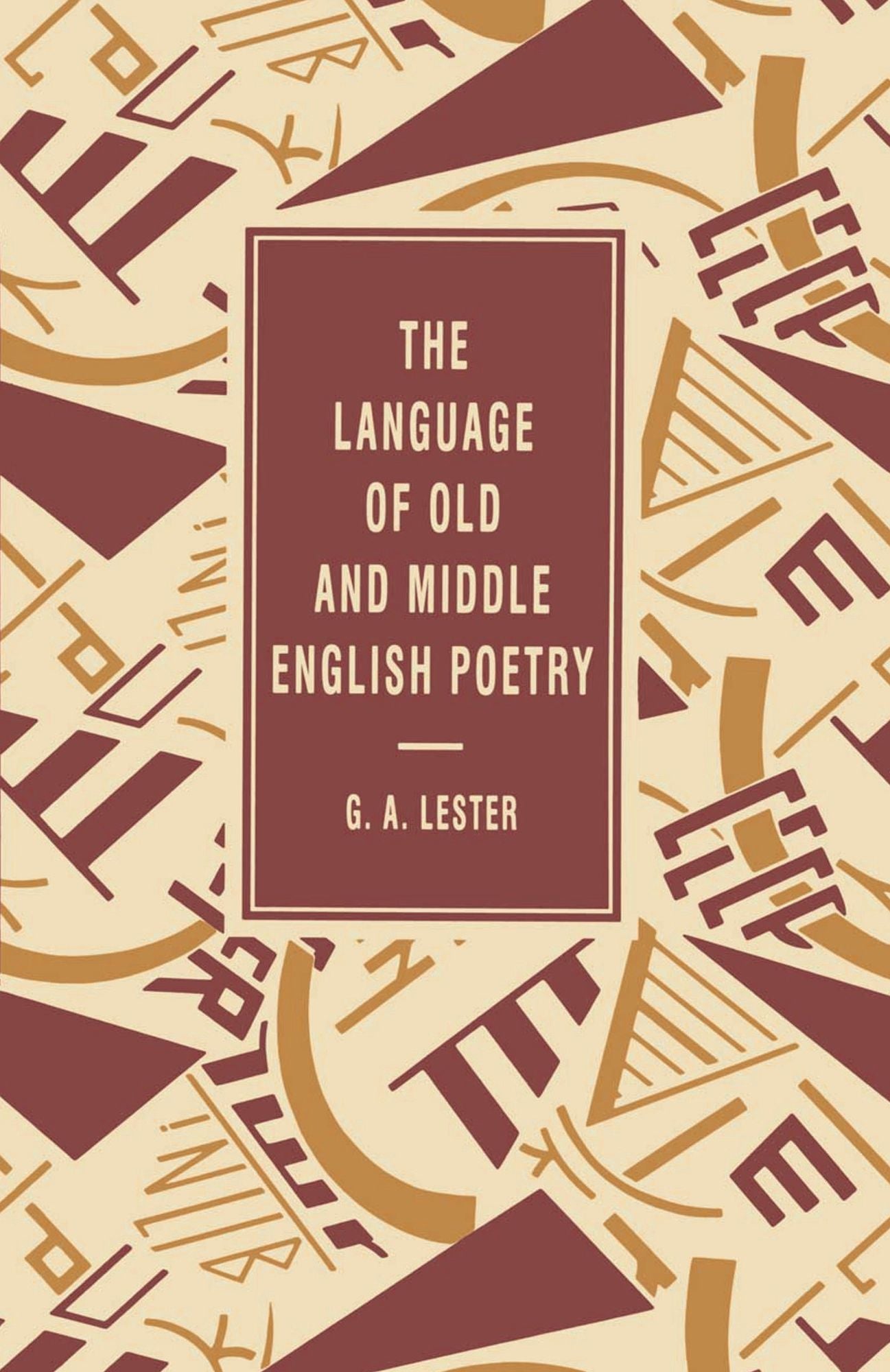 The Language of Old and Middle English Poetry