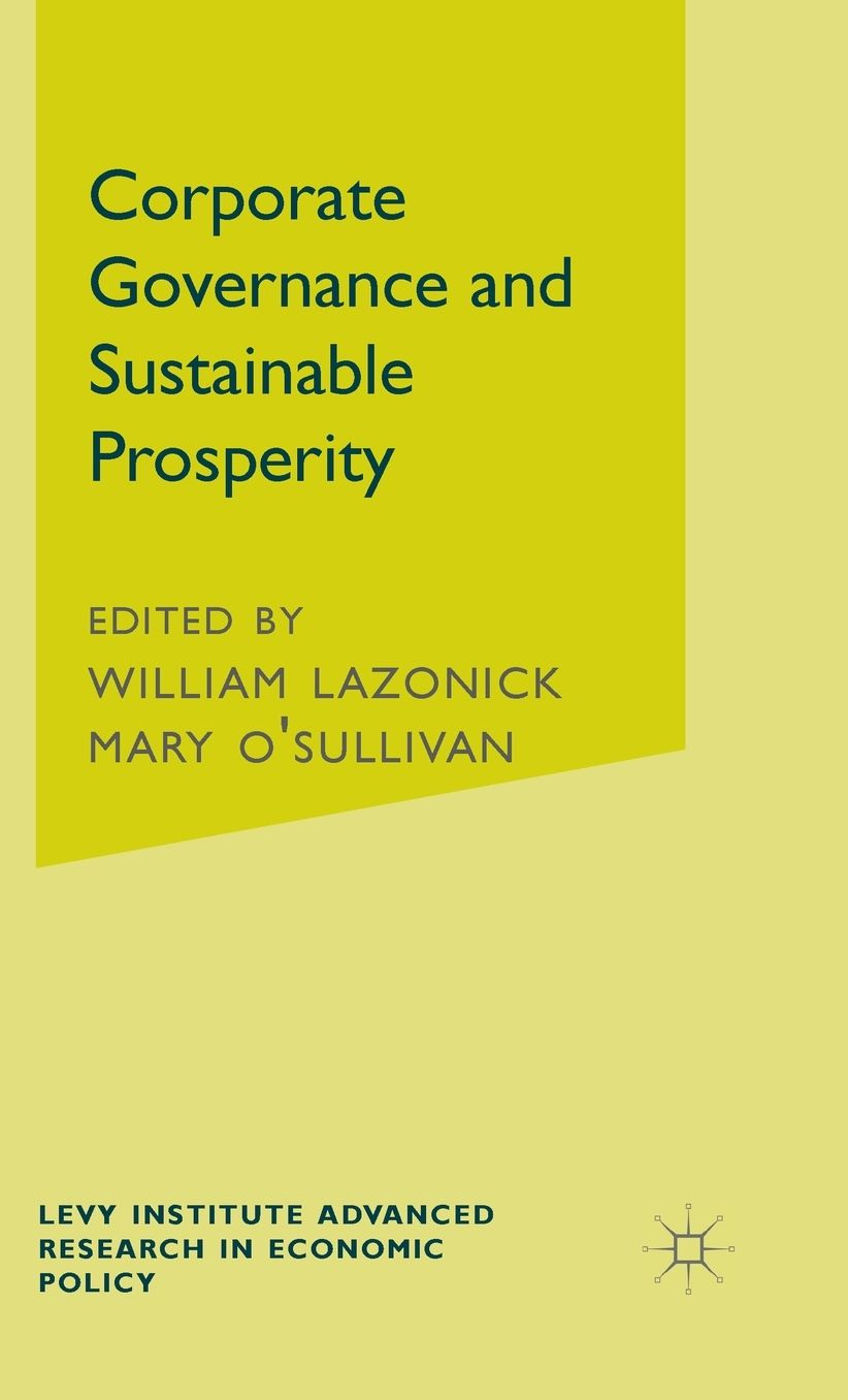 Corporate Governance and Sustainable Prosperity