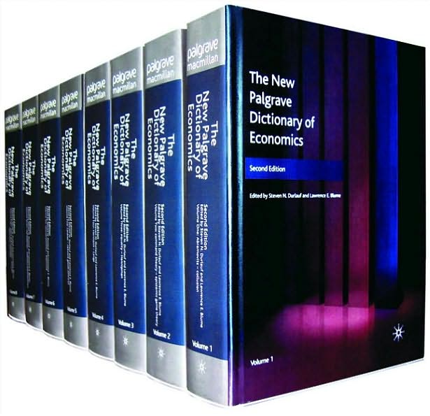 New Palgrave Dictionary of Economics