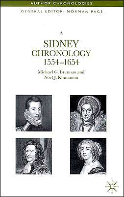 A Sidney Chronology: 1554-1654
