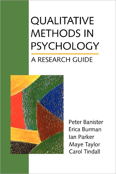 Qualitative Methods in Psychology: A Research Guide