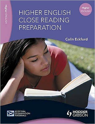 Higher English.: Close Reading Preparation