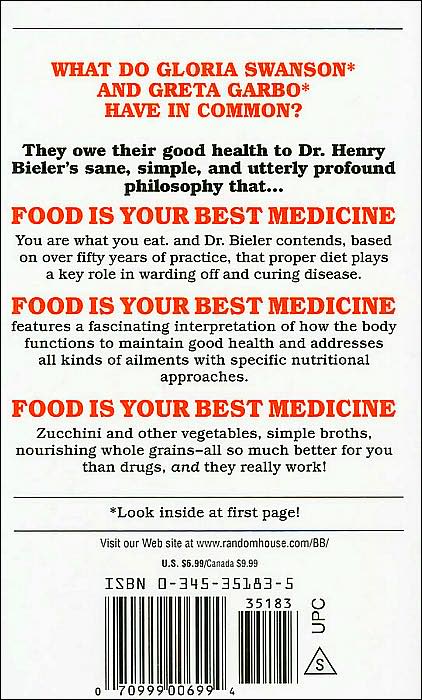 Food Is Your Best Medicine