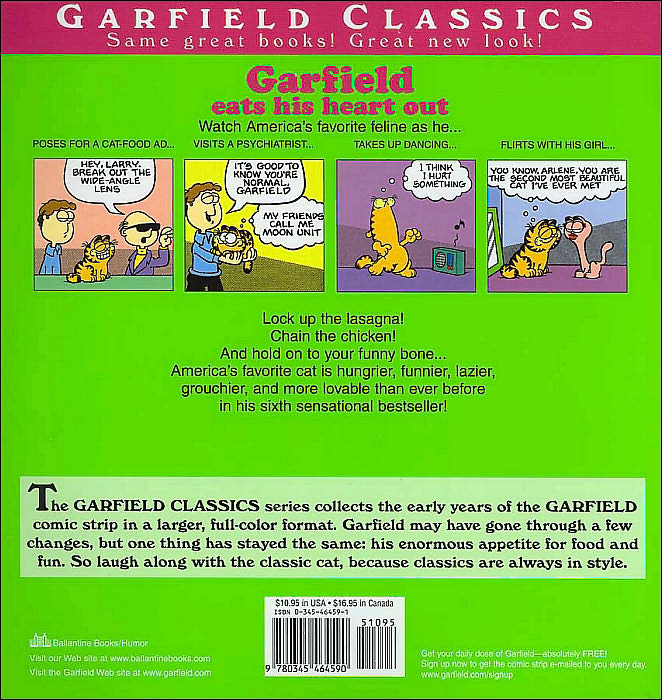 Garfield Eats His Heart Out (Garfield Classics Series #6)