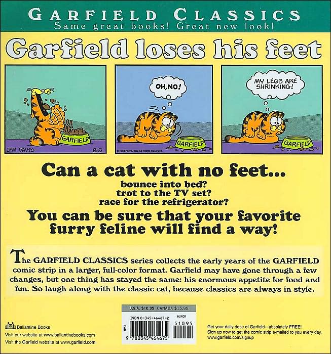 Garfield Loses His Feet: His 9th Book
