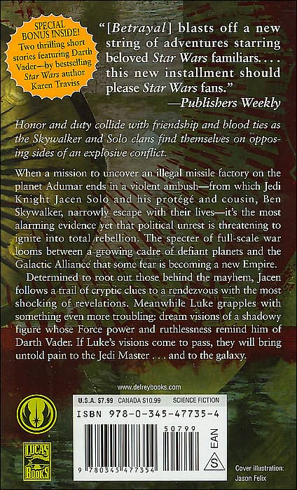 Star Wars Legacy of the Force #1: Betrayal
