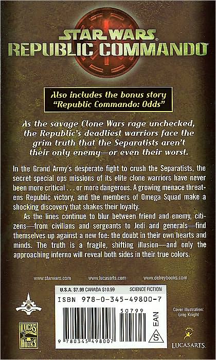 Star Wars Republic Commando #3: True Colors