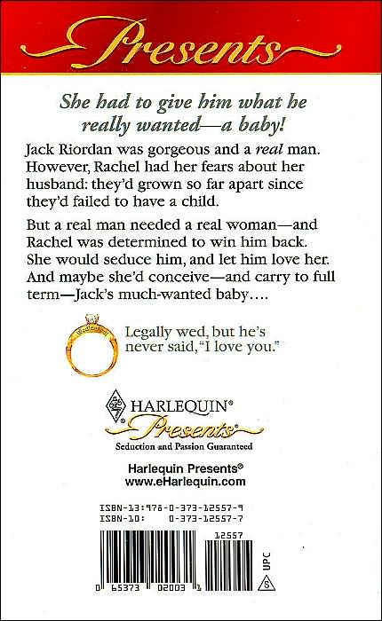 Jack Riordan's Baby (Harlequin Presents #2557)