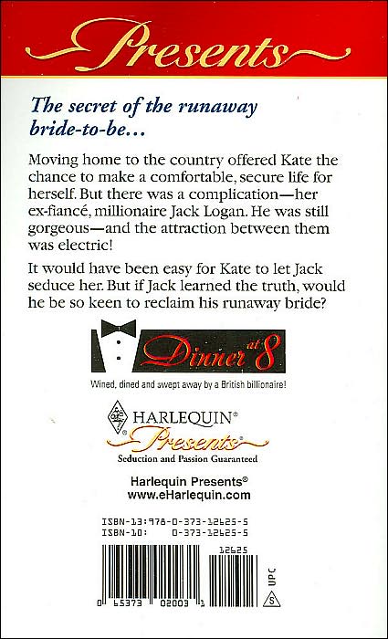 The Millionaire's Runaway Bride (Harlequin Presents #2625)