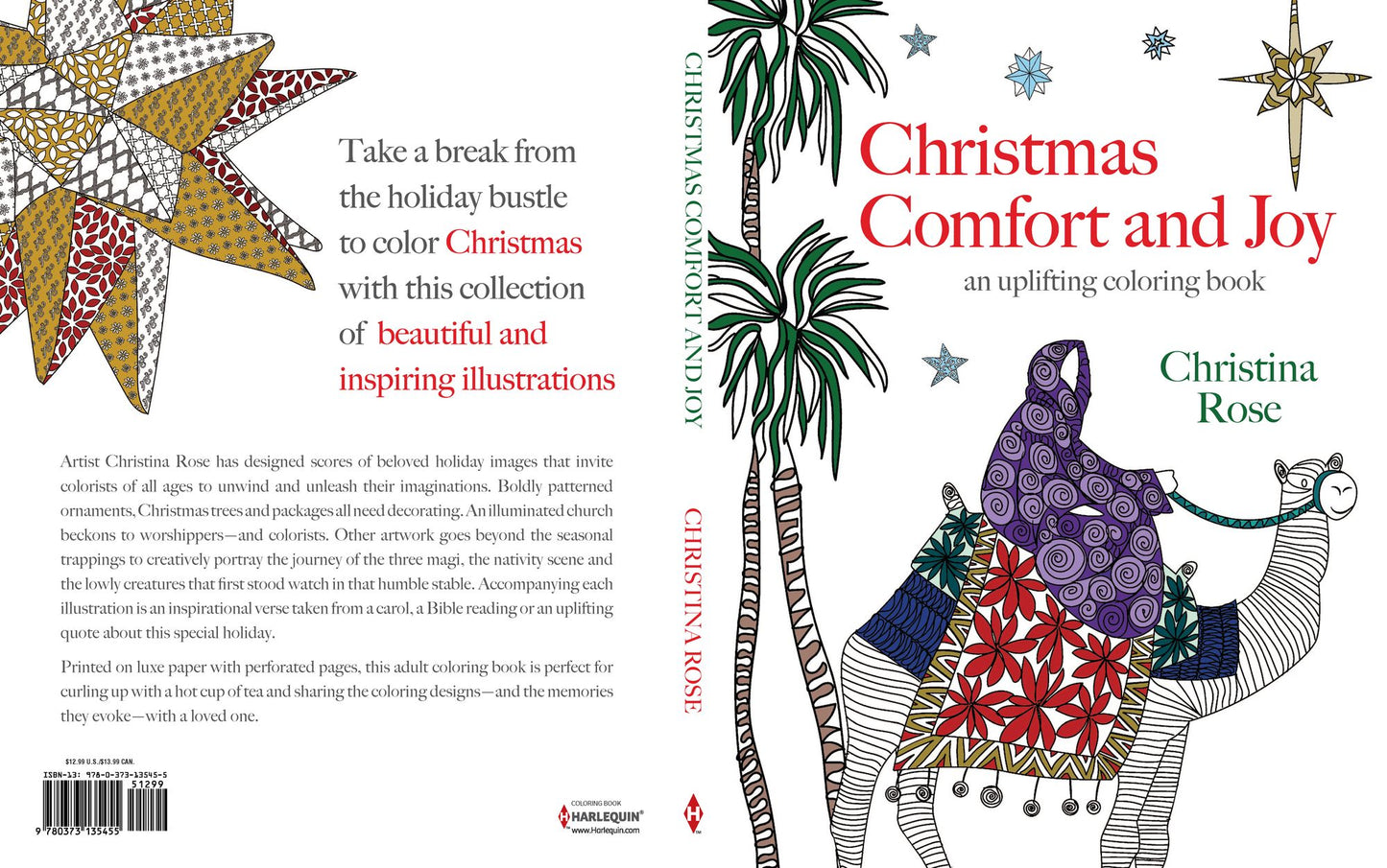 Christmas Comfort and Joy: An Uplifting Coloring Book