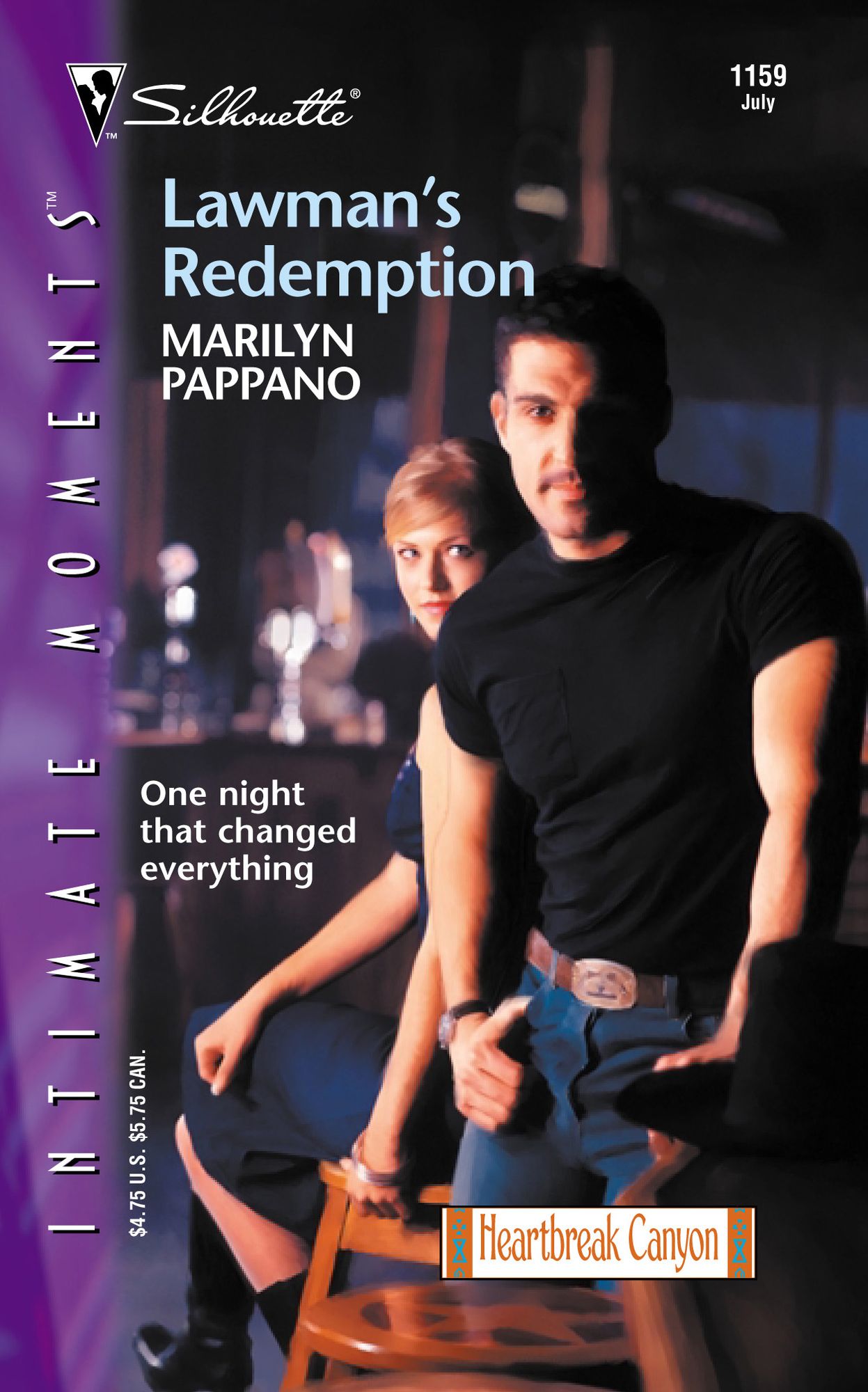 Lawman's Redemption (Silhouette Intimate Moments Series #1159)