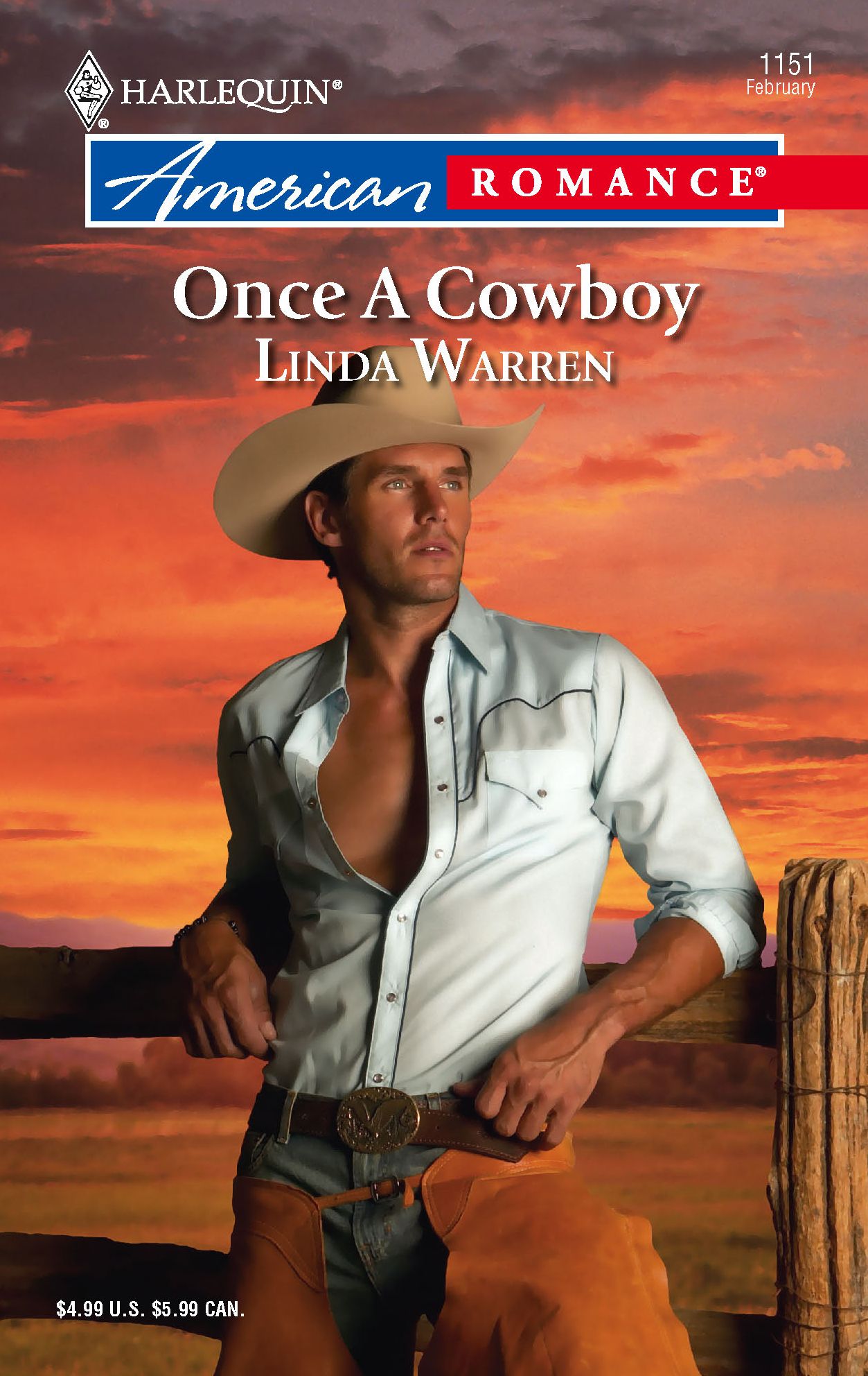 Once a Cowboy (Harlequin American Romance #1151)