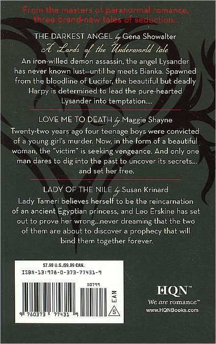 Heart of Darkness: The Darkest AngelLove Me to DeathLady of the Nile
