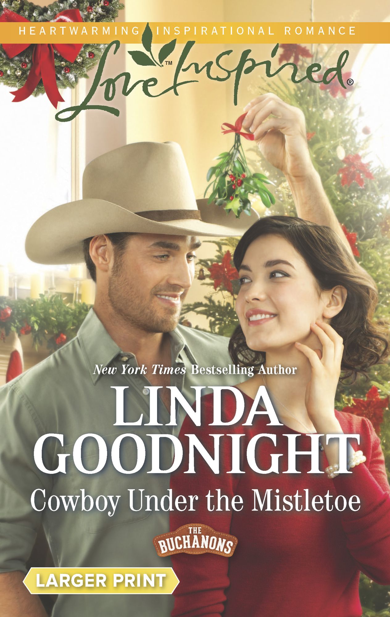 Cowboy Under the Mistletoe (Love Inspired LP Series)