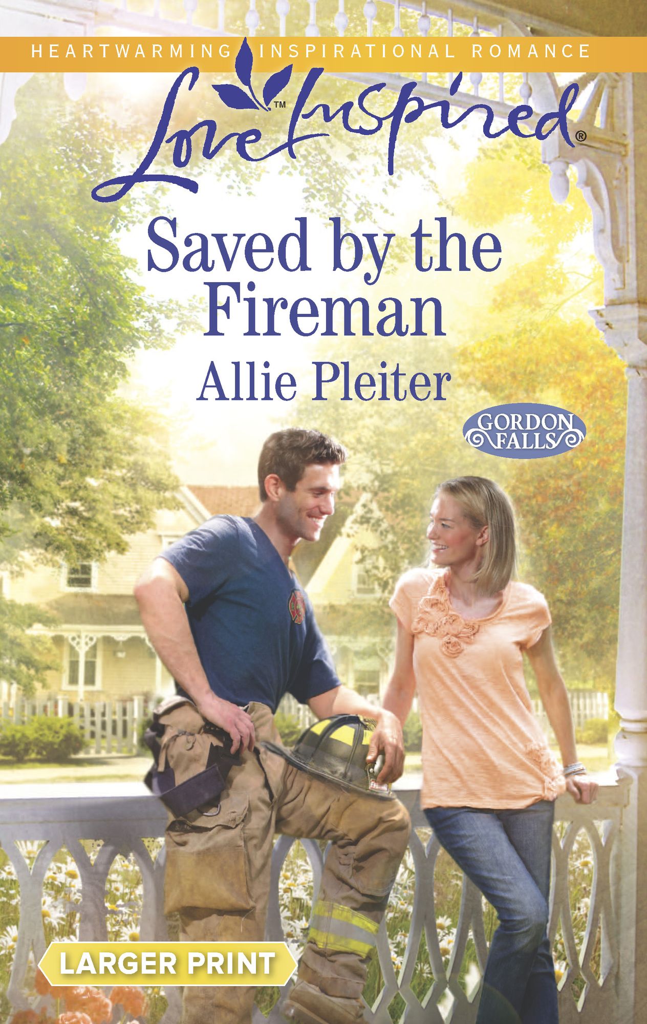 Saved by the Fireman (Love Inspired LP Series)