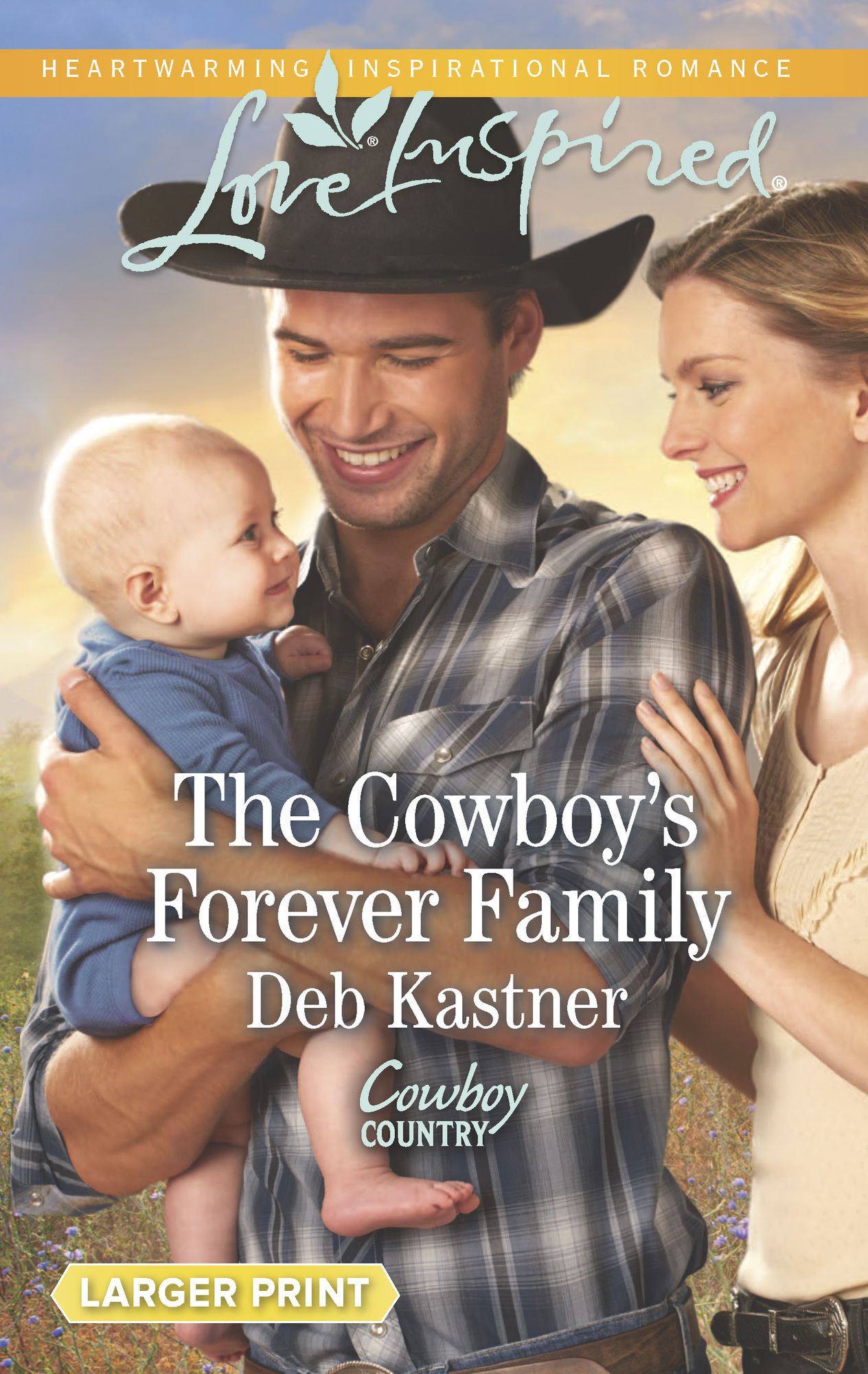 The Cowboy's Forever Family (Love Inspired LP Series)