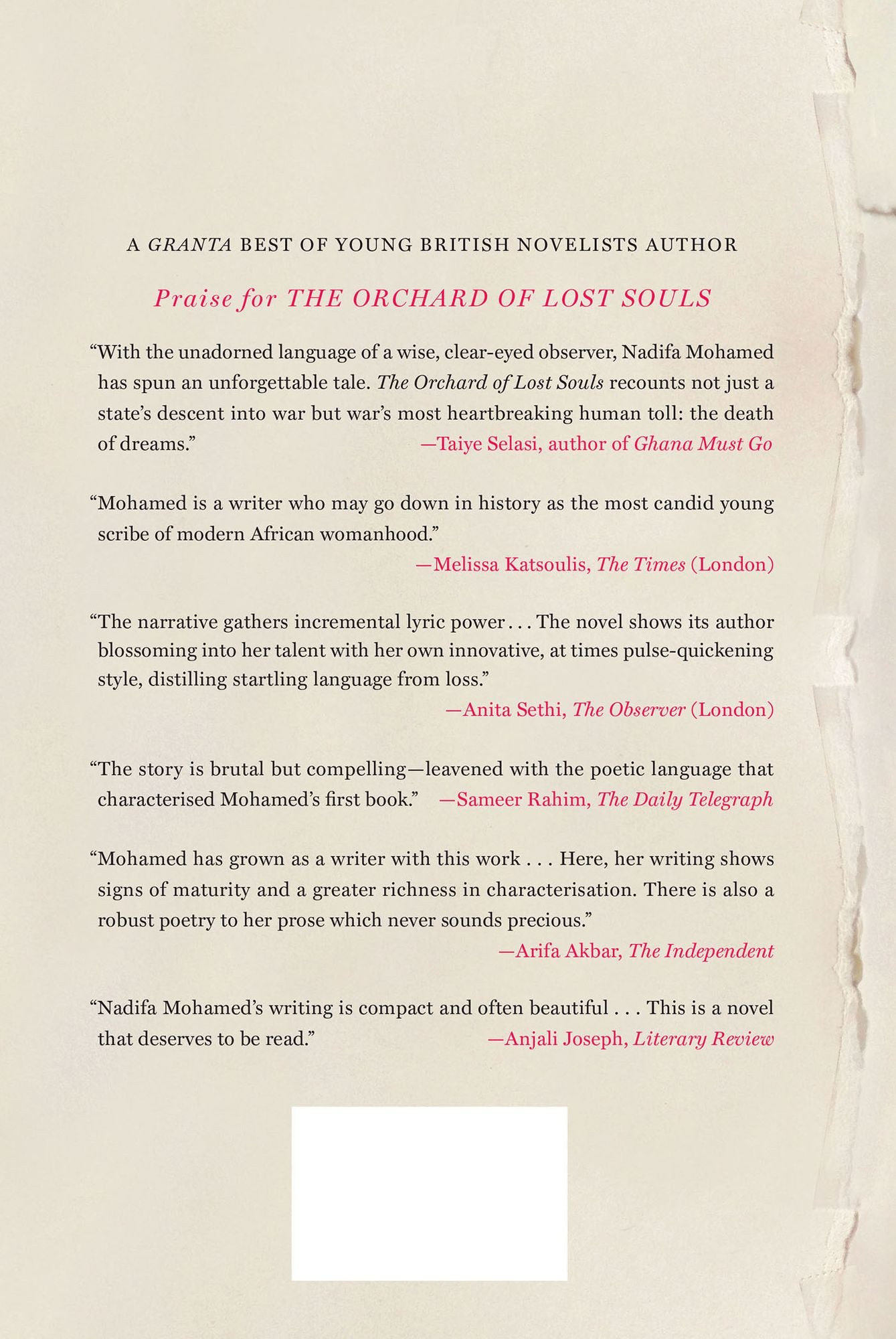 The Orchard of Lost Souls: A Novel