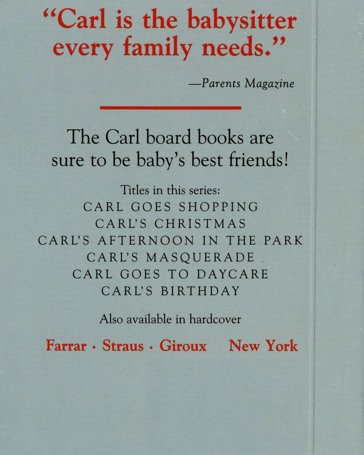 Carl Goes Shopping