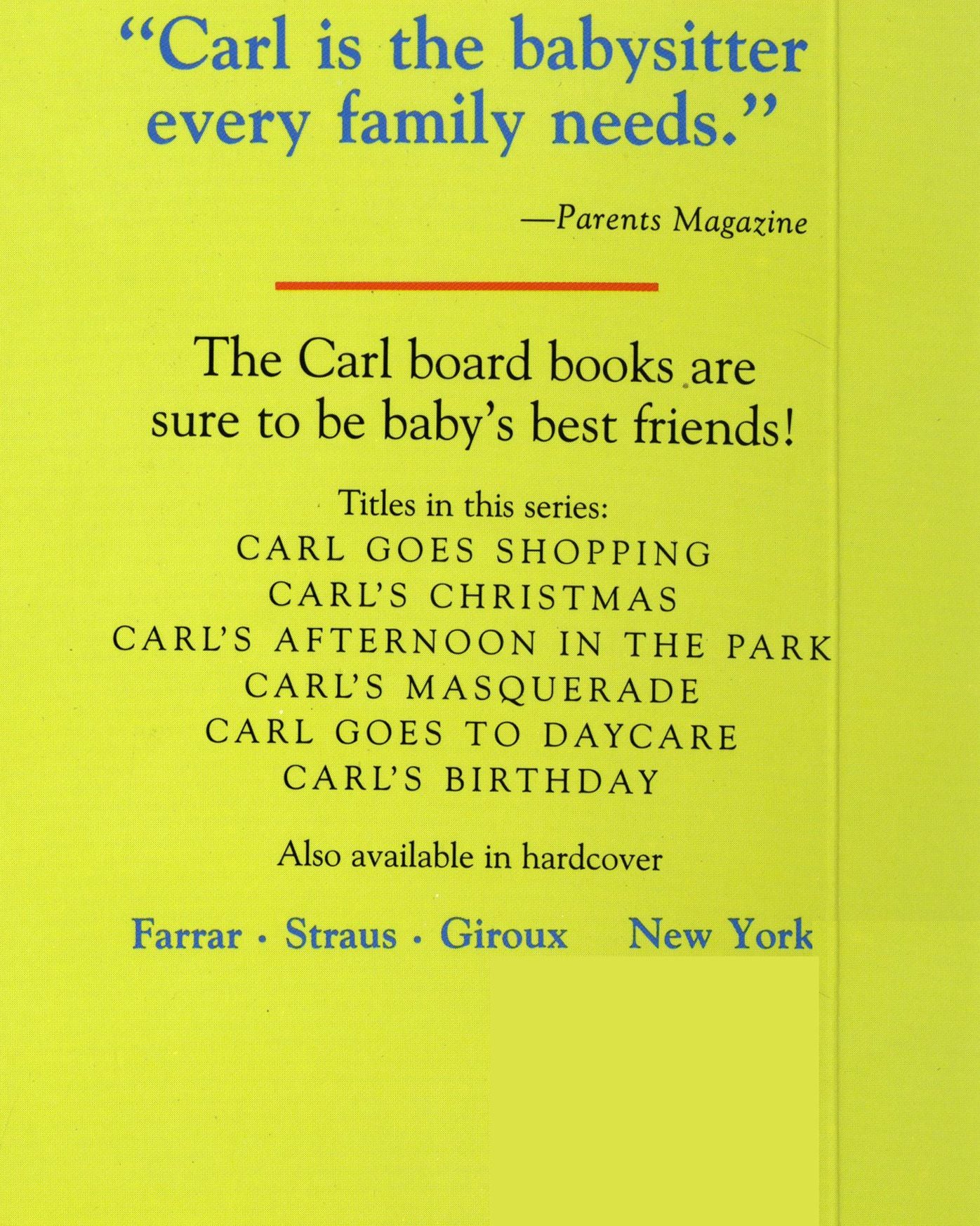 Carl's Afternoon in the Park