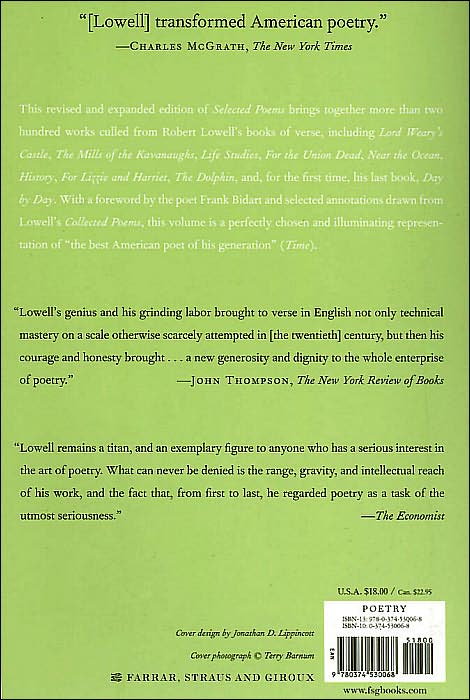 Robert Lowell Selected Poems