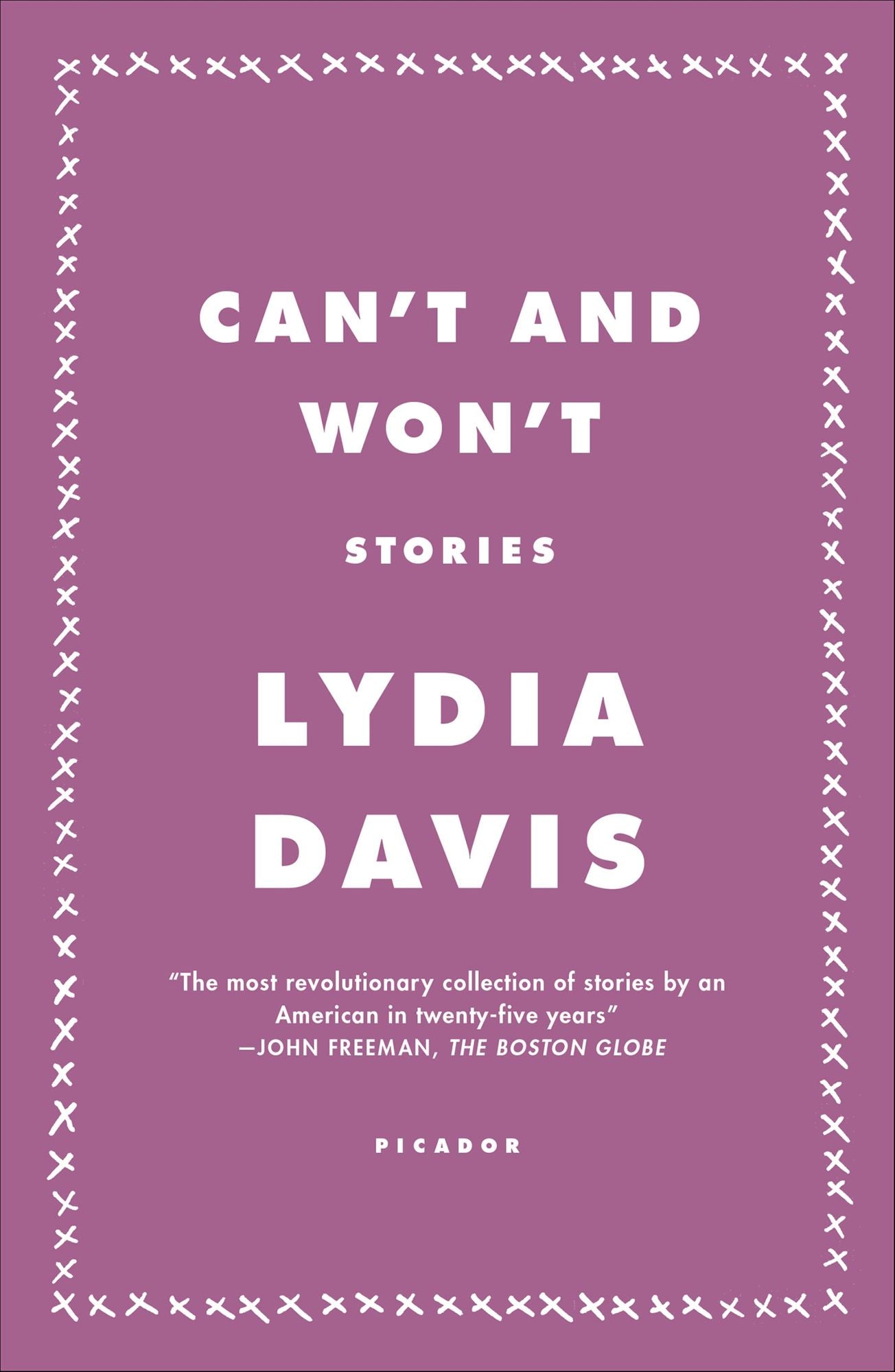 Can't and Won't: Stories