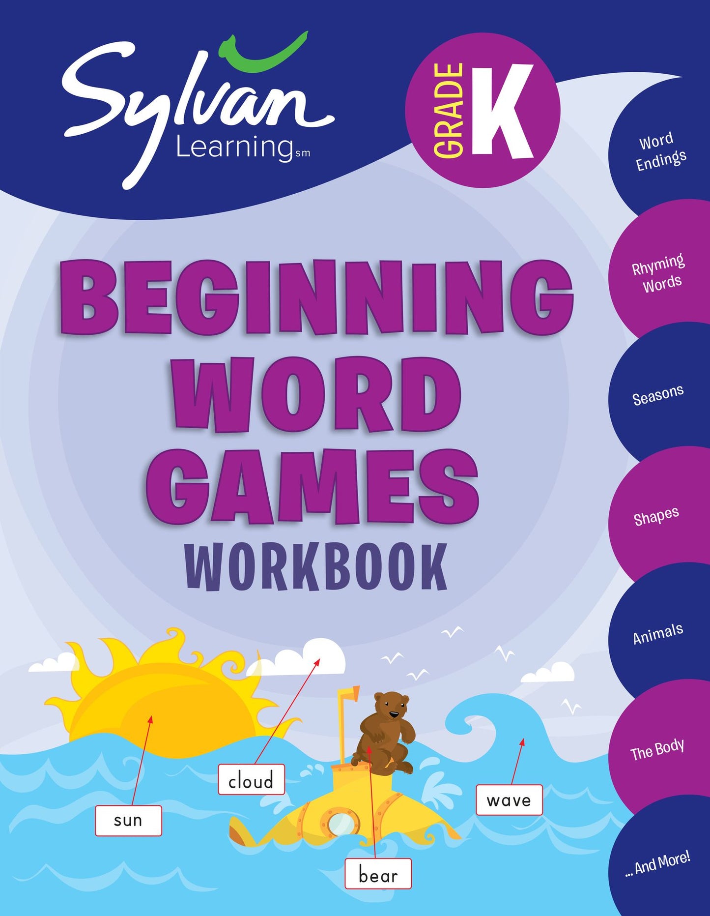 Kindergarten Beginning Word Games (Sylvan Workbooks)