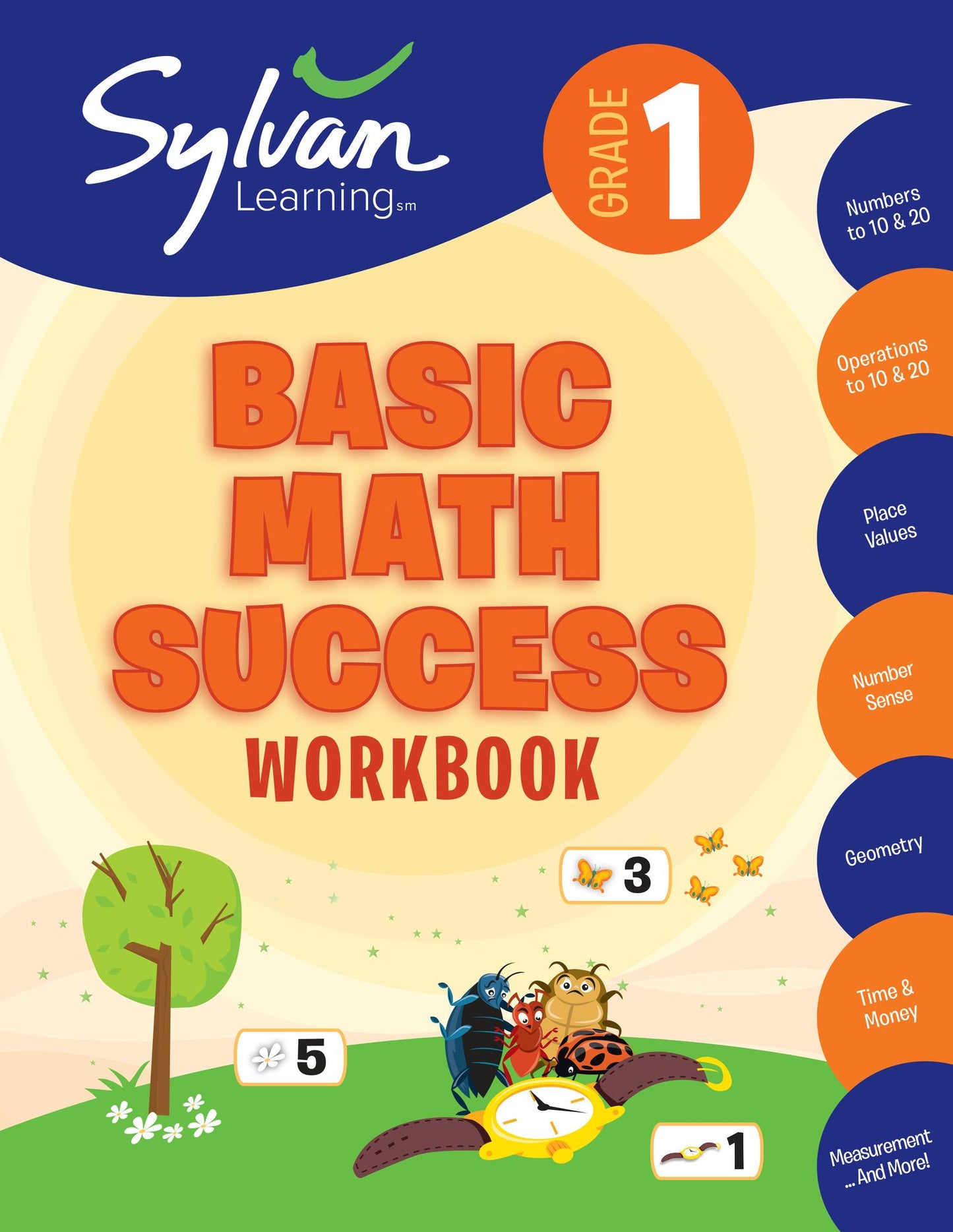 First Grade Basic Math Success (Sylvan Workbooks)