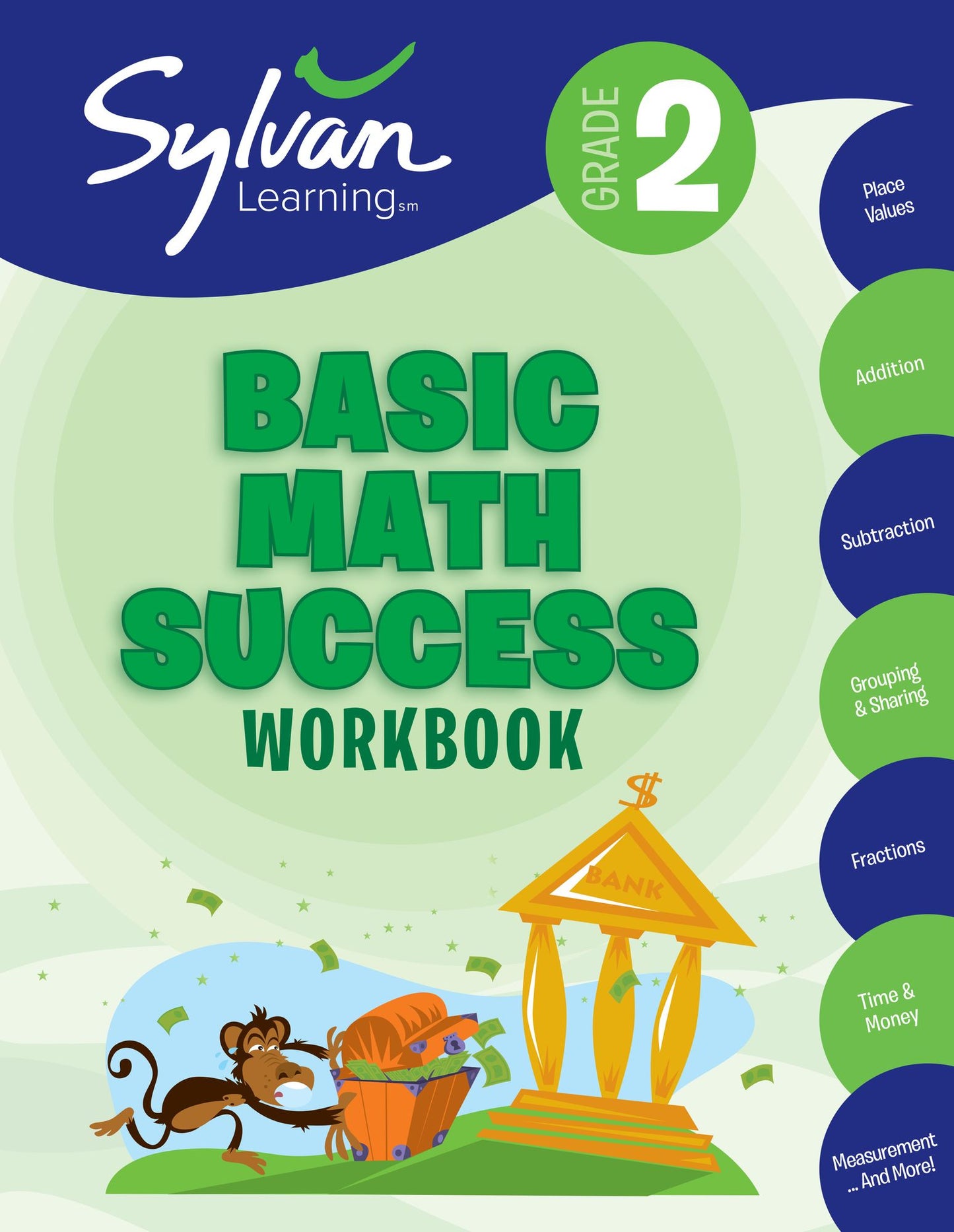 Second Grade Basic Math Success (Sylvan Workbooks)