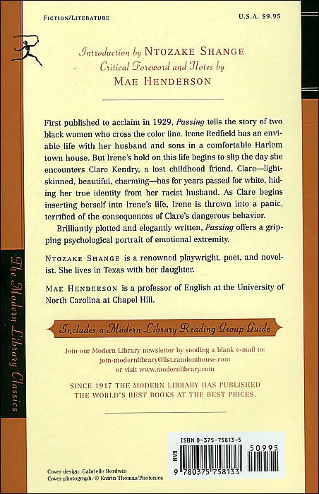Passing (Modern Library Classics)