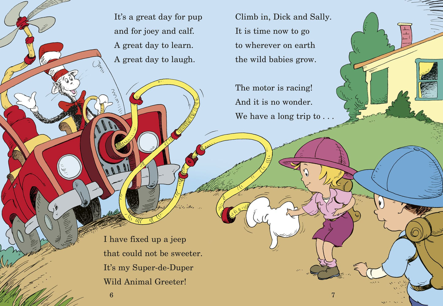 A Great Day for Pup!: All about Wild Babies (Cat in the Hat's Learning Library Series)