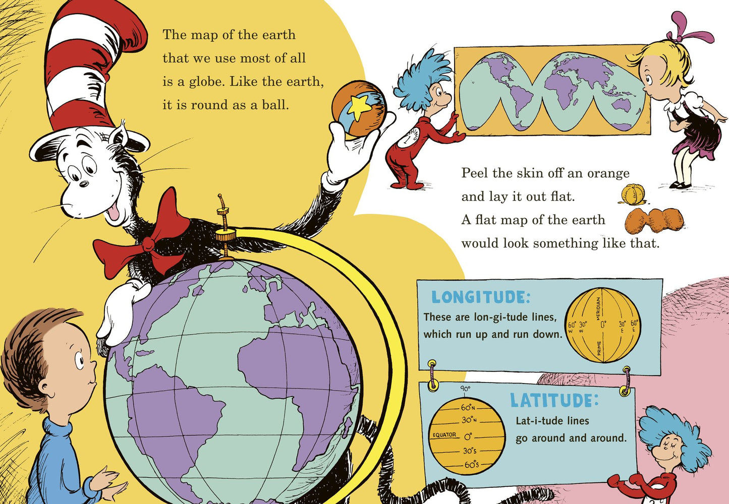 There's a Map on My Lap!: All about Maps (Cat in the Hat's Learning Library Series)