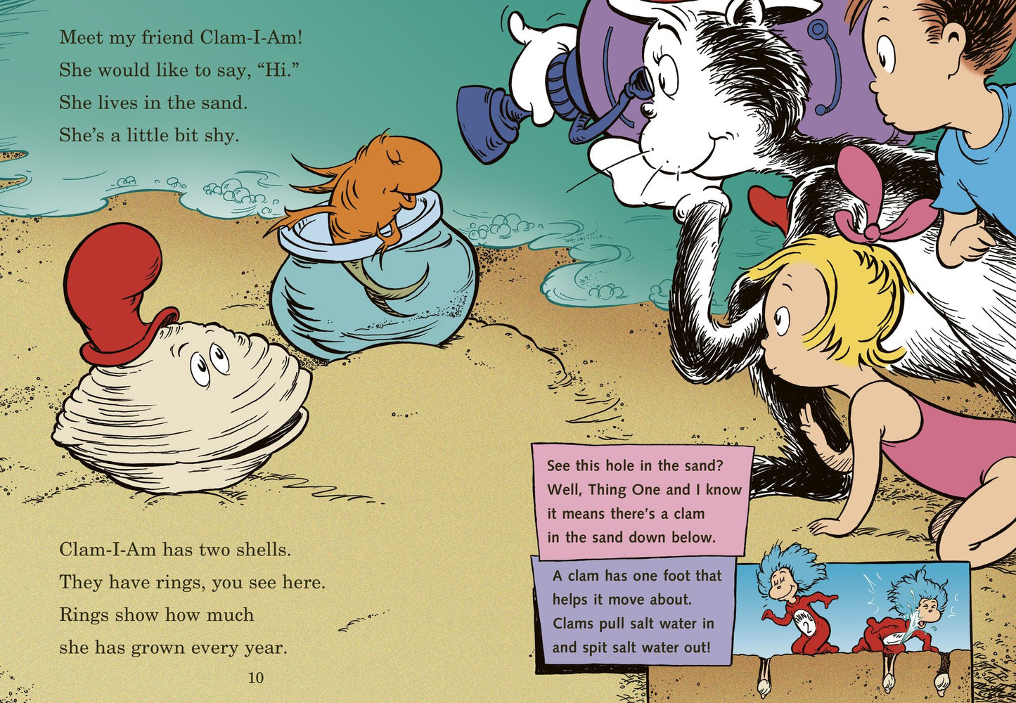 Clam-I-Am!: All About the Beach (Cat in the Hat's Learning Library Series)