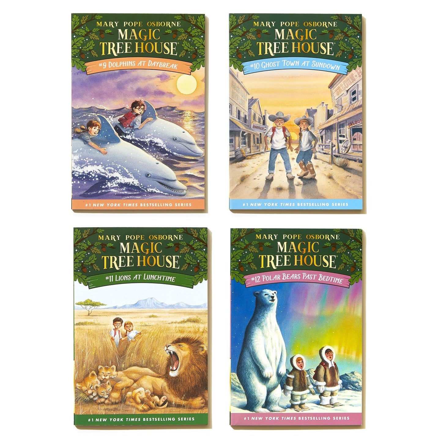 Magic Tree House The Mystery of the Ancient Riddles Boxed Set #3: Book 9 - 12 (Magic Treehouse Series)