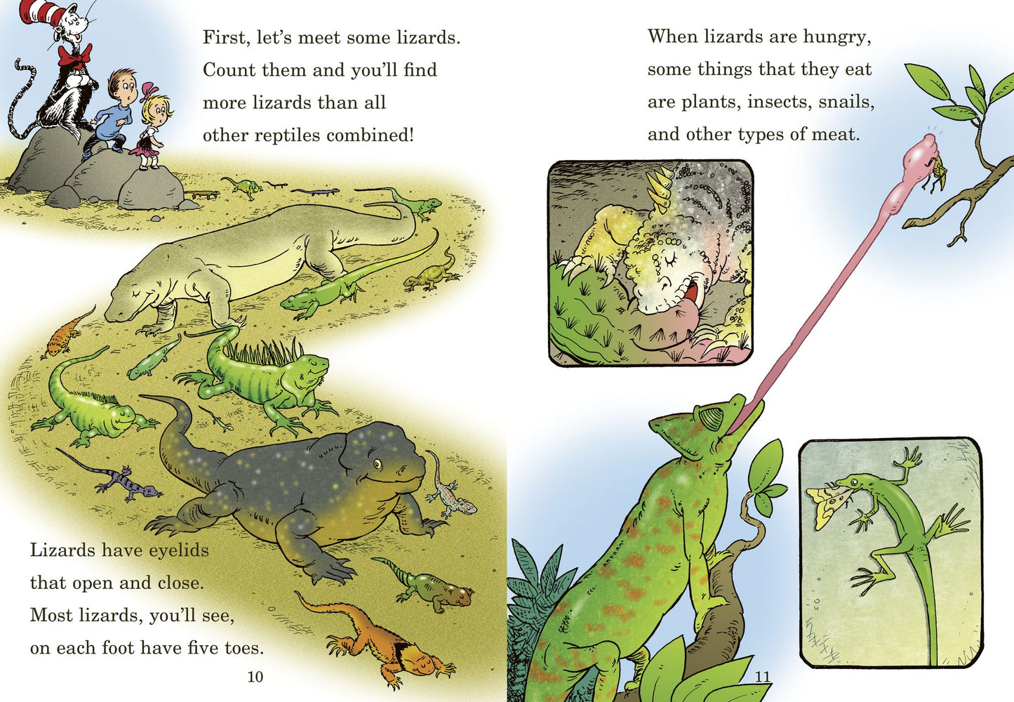 Miles and Miles of Reptiles: All About Reptiles (Cat in the Hat's Learning Library Series)
