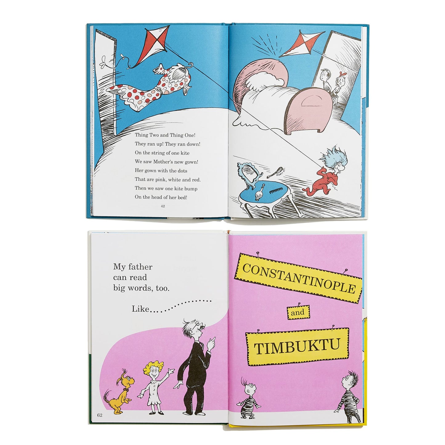 Dr. Seuss's Beginner Book Collection: The Cat in the Hat; One Fish Two Fish Red Fish Blue Fish; Green Eggs and Ham; Hop on Pop; Fox in Socks