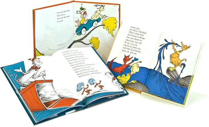 Dr. Seuss's Beginner Book Collection: The Cat in the Hat; One Fish Two Fish Red Fish Blue Fish; Green Eggs and Ham; Hop on Pop; Fox in Socks